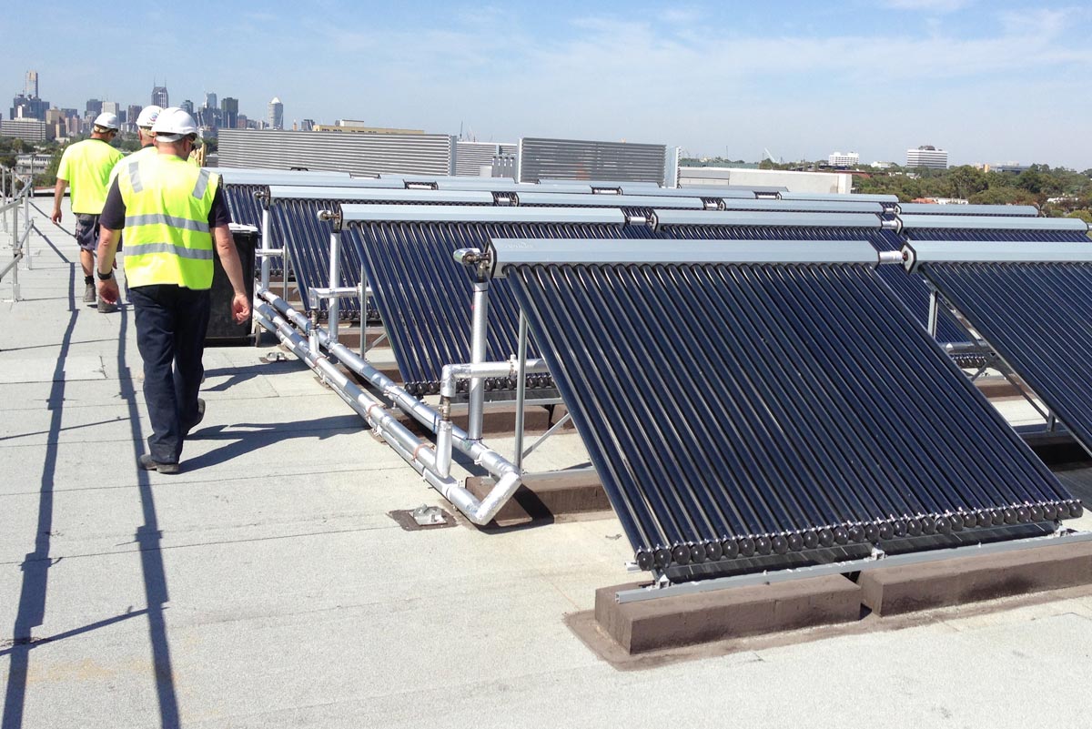 Apricus Australia Commercial Solar Hot Water Systems